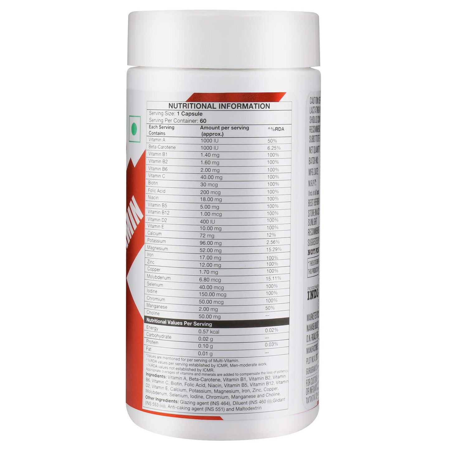 IN2 Multivitamin, Multi-minerals and Anti-Oxidant, 60 tablets