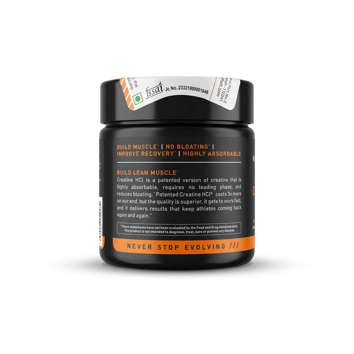 Kaged Creatine HCl | Creatine Hydrochloride | 75 Veg Capsules