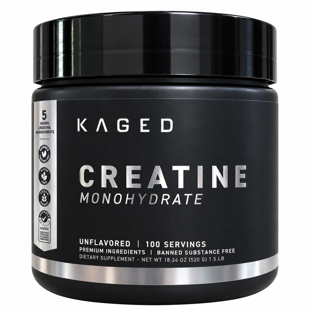 Kaged Creatine Monohydrate Powder – Unflavoured, 520g, 100 Servings