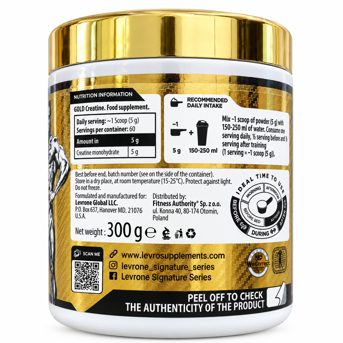 Kevin Levrone Gold Creatine 300g