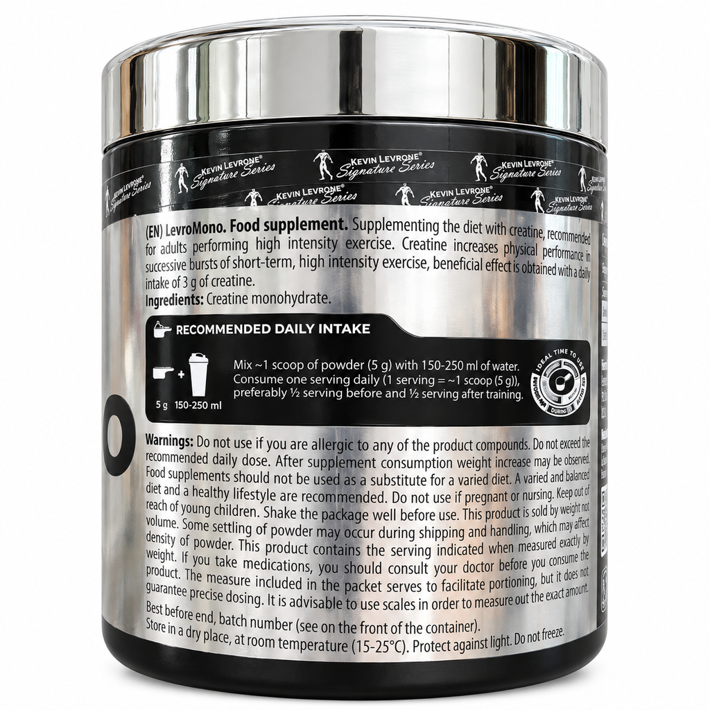 Kevin Levrone Levro Mono Creatine Monohydrate 300g, Unflavoured