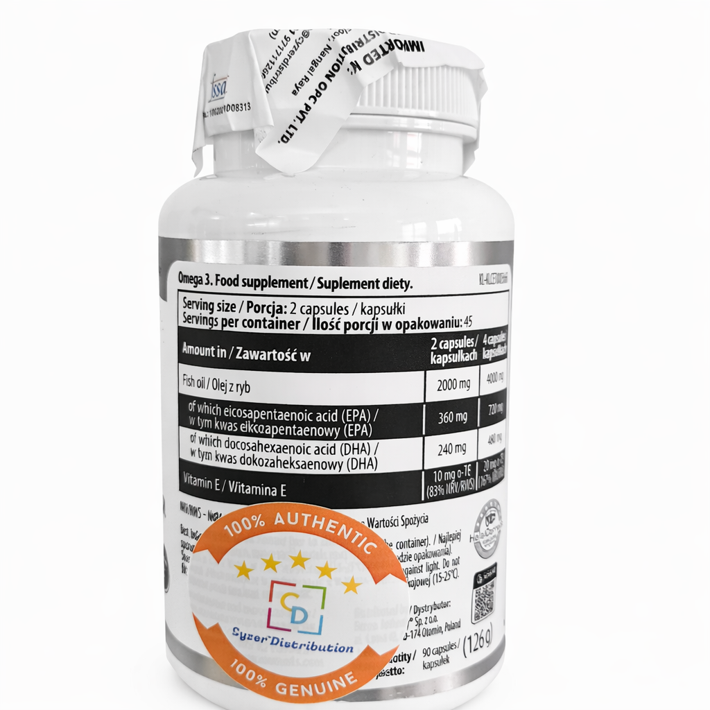 Kevin Levrone Omega 3 | 2000mg Fish Oil | 90 Capsules