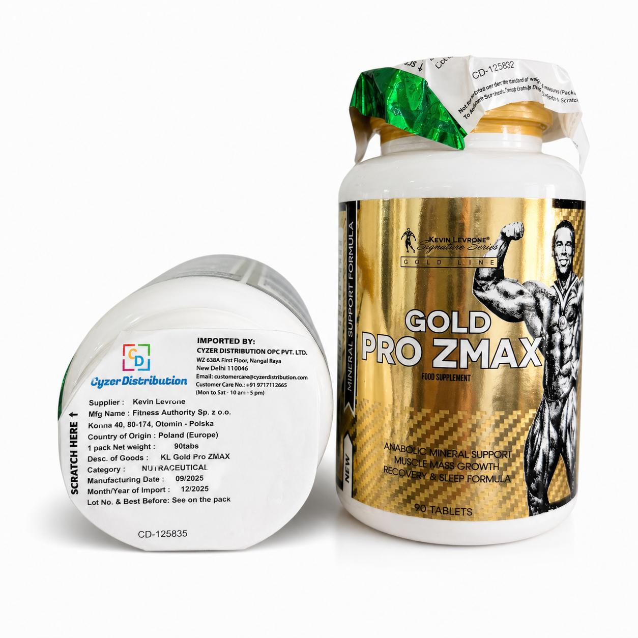 Kevin Levrone Gold Pro ZMAX with Zinc, Magnesium & Vitamin B6 | 90 tablets