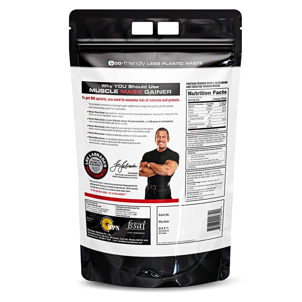 Labrada Muscle Mass Gainer 5kg with Daily Formula Multivitamin 100 tablets
