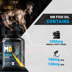MuscleBlaze Omega 3 Fish Oil (1000 mg), 30 capsules