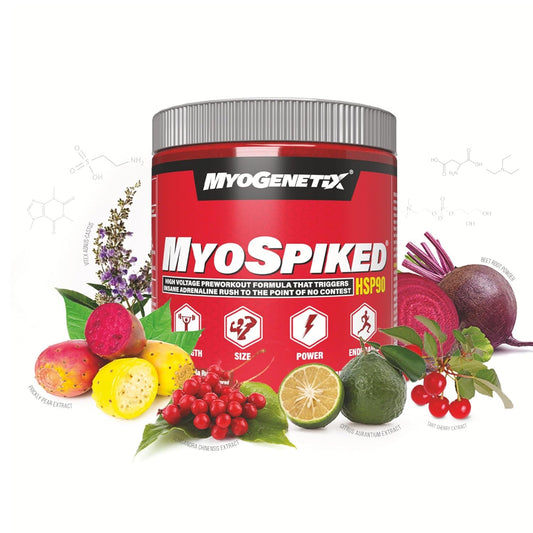 Myogenetix Myospiked, High Voltage Pre workout formula, 45 servings