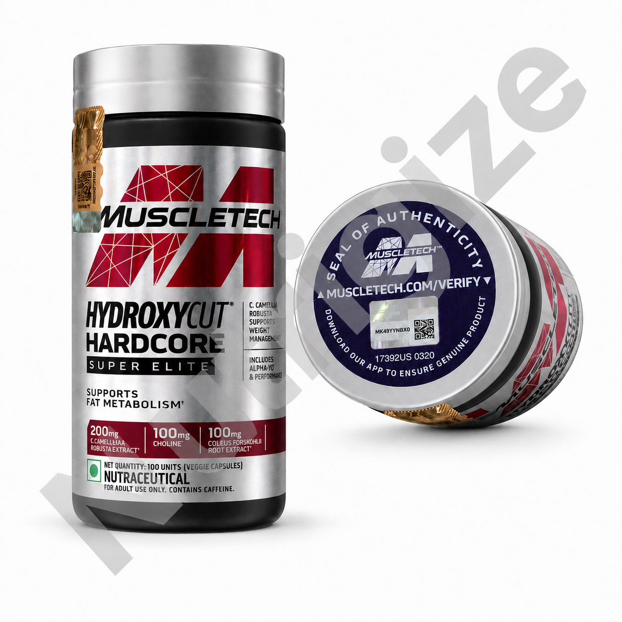 Muscletech Hydroxycut Hardcore Super Elite | 100 Veggie Capsules