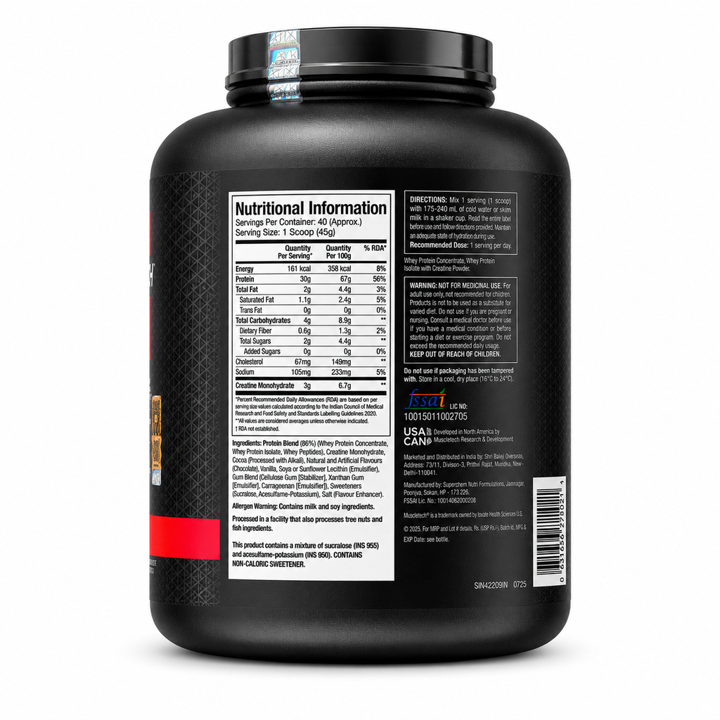 Muscletech Nitrotech Whey Protein Powder