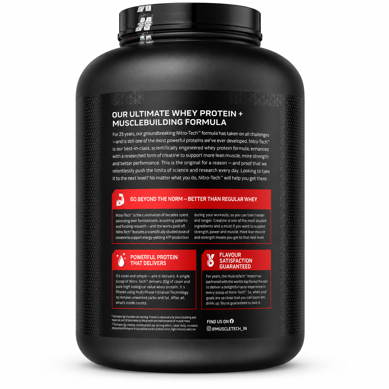 Muscletech Nitrotech Whey Protein Powder