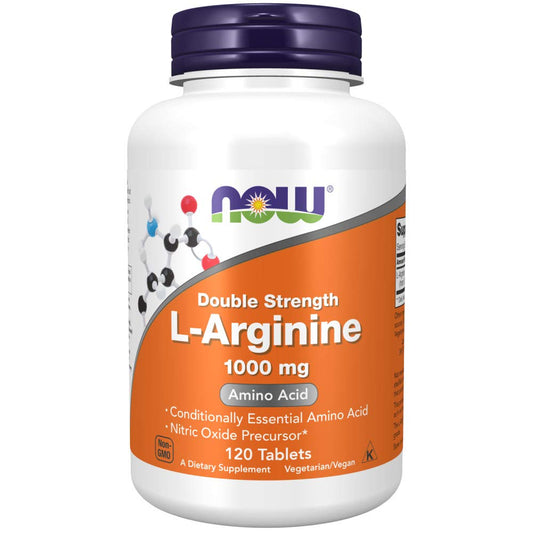 Now Foods Double Strength L Arginine 1000 Mg, 180 Tablets