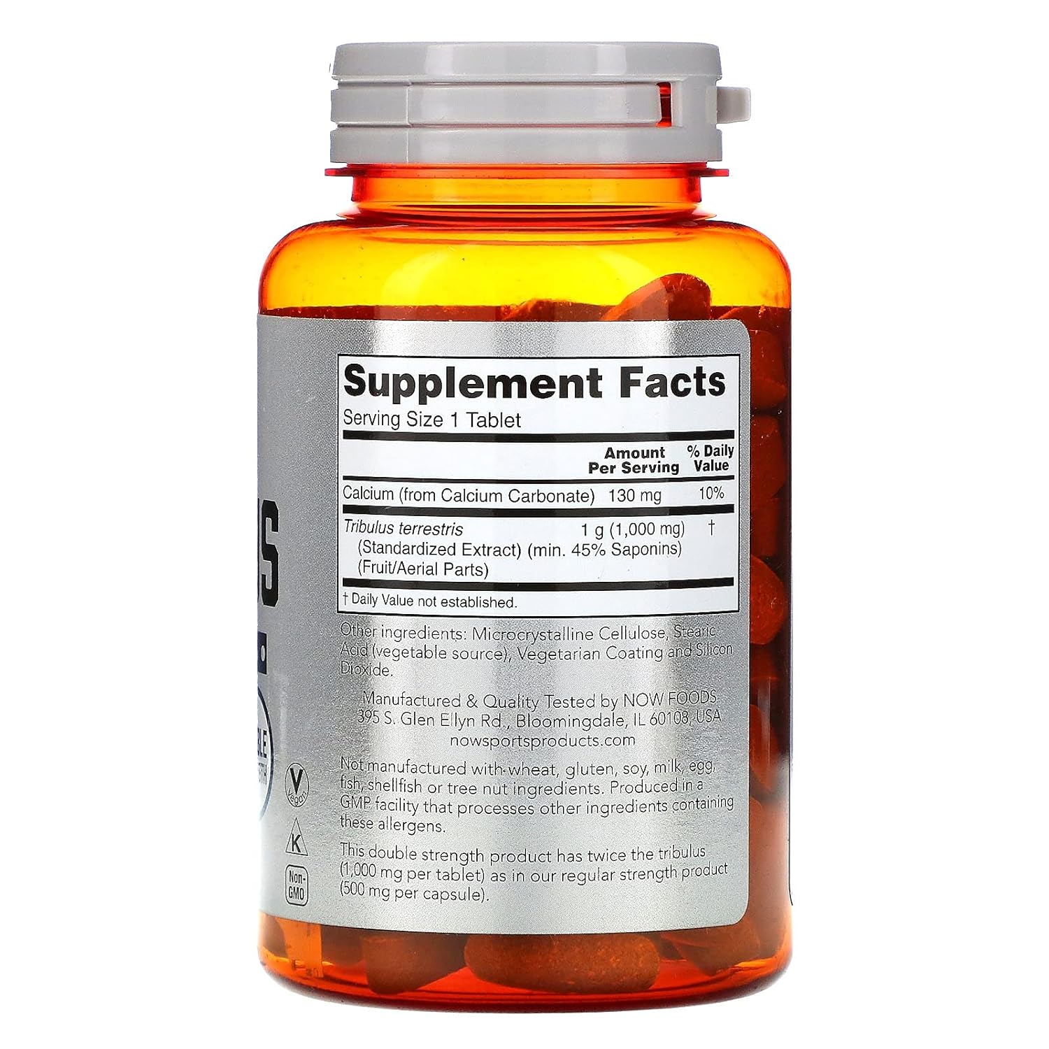 Now Foods Tribulus 1000mg, 90 tablets