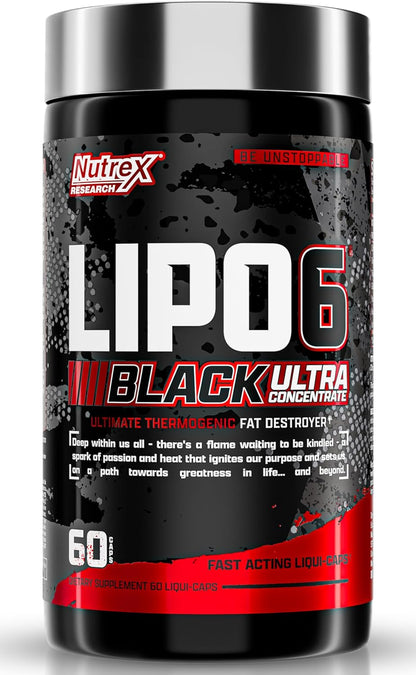 Nutrex Lipo-6 Black Ultra Concentrate, 60 capsules