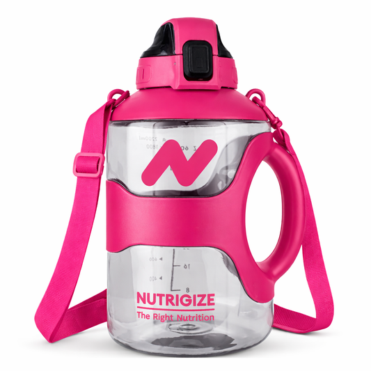 Sports Gallon Water Bottle 2.2 Litre | BPA Free Leak Proof Gym Gallon Water Bottle for Men & Women