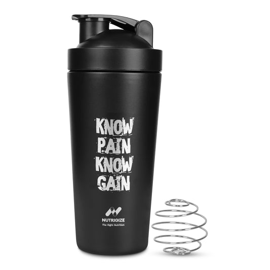 Nutrigize Stainless Steel Shaker Bottle 790ml