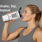 Nutrigize Stainless Steel Shaker Bottle, Protein Shaker with Extra Compartment for storage, 590 ml