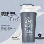 Stainless Steel Shaker 700ml – leak proof 304 SS food grade steel
