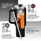 Nutrigize Stainless Steel Tumbler with Steel Straw (Hot & Cold), 1200 ml