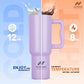 Nutrigize Stainless Steel Tumbler with Straw & Cleaner (Hot & Cold), 1200 ml