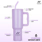 Nutrigize Stainless Steel Tumbler with Straw & Cleaner (Hot & Cold), 1200 ml