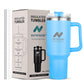 Nutrigize Stainless Steel Tumbler with Steel Straw (Hot & Cold), 1200 ml