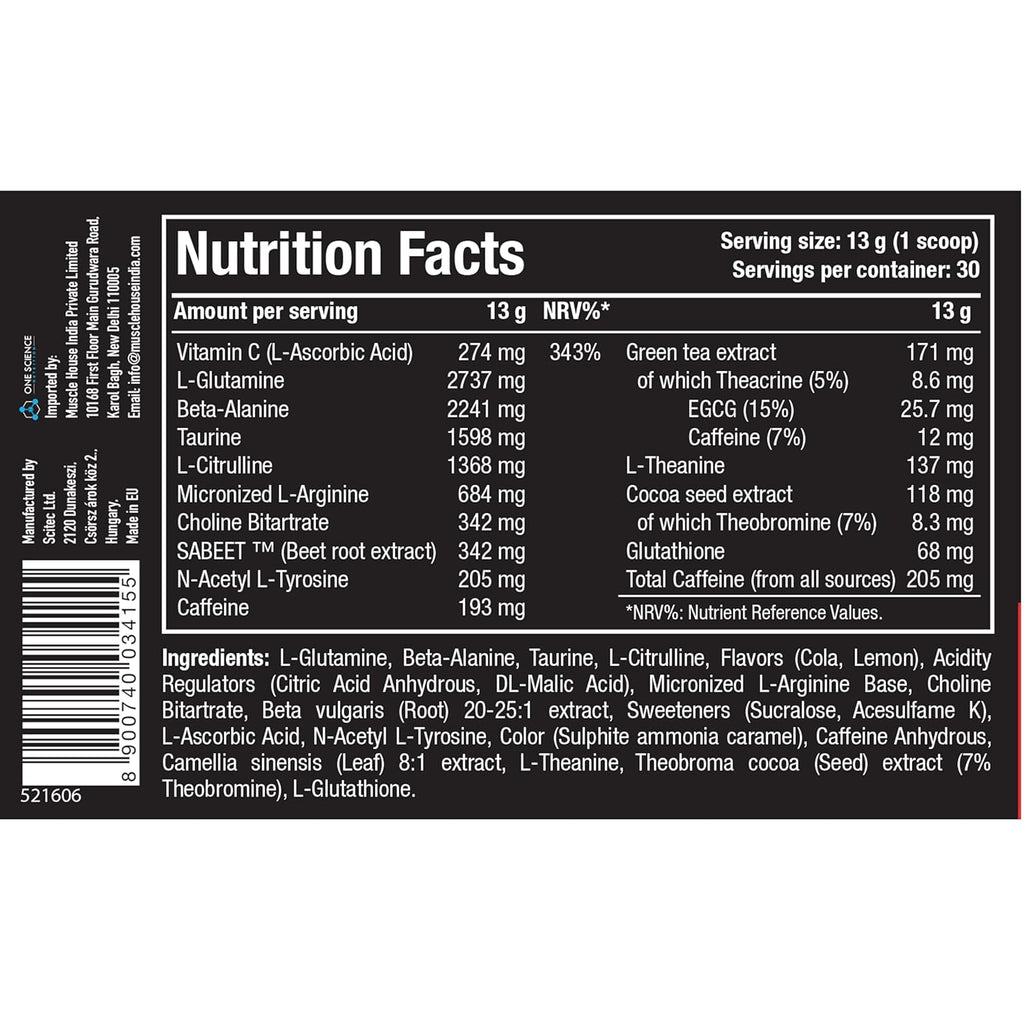 One Science Ghost Pre workout, 30 servings