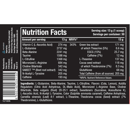 One Science Ghost Pre workout, 30 servings