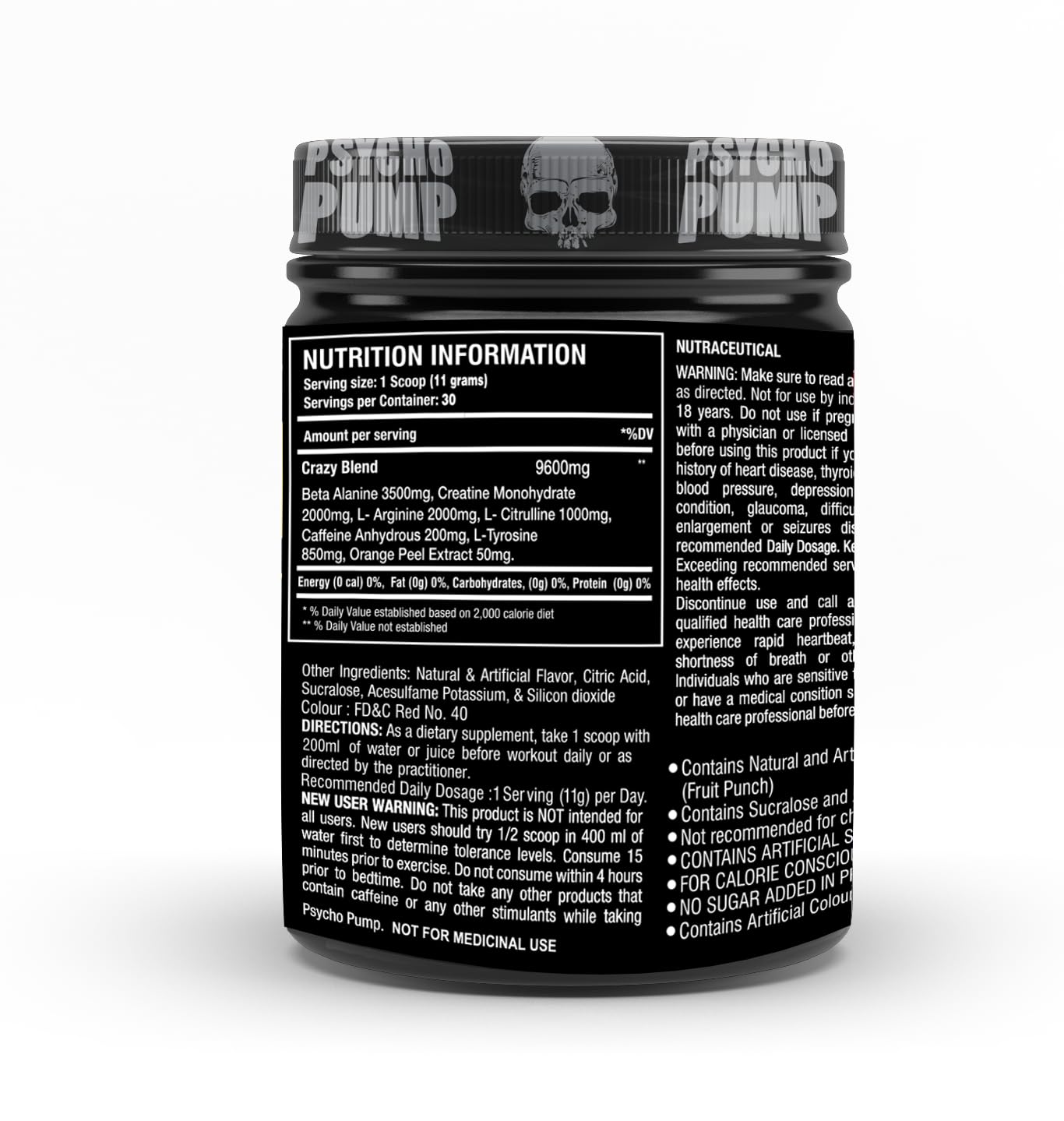 One Science Psycho Pump, 30 Servings