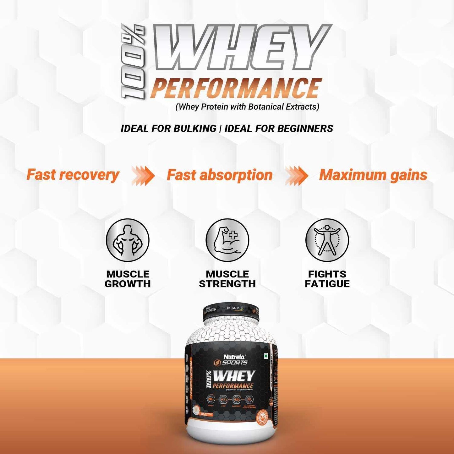 Patanjali 100% Whey Performance 2kg Uses