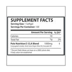 Pole Nutrition CLA 1000mg, 120 softgels