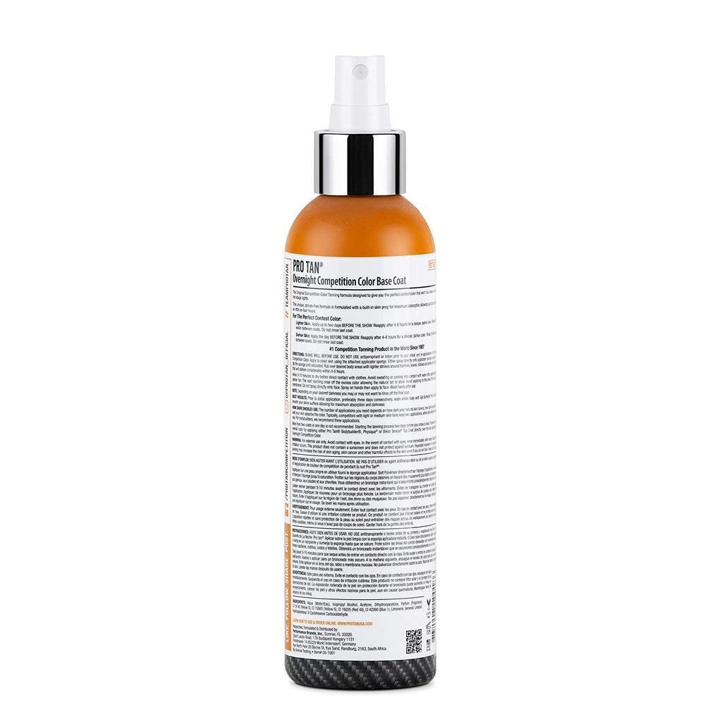 ProTan Overnight Competition Color with Applicator Suntan Brown Spray 250 ml