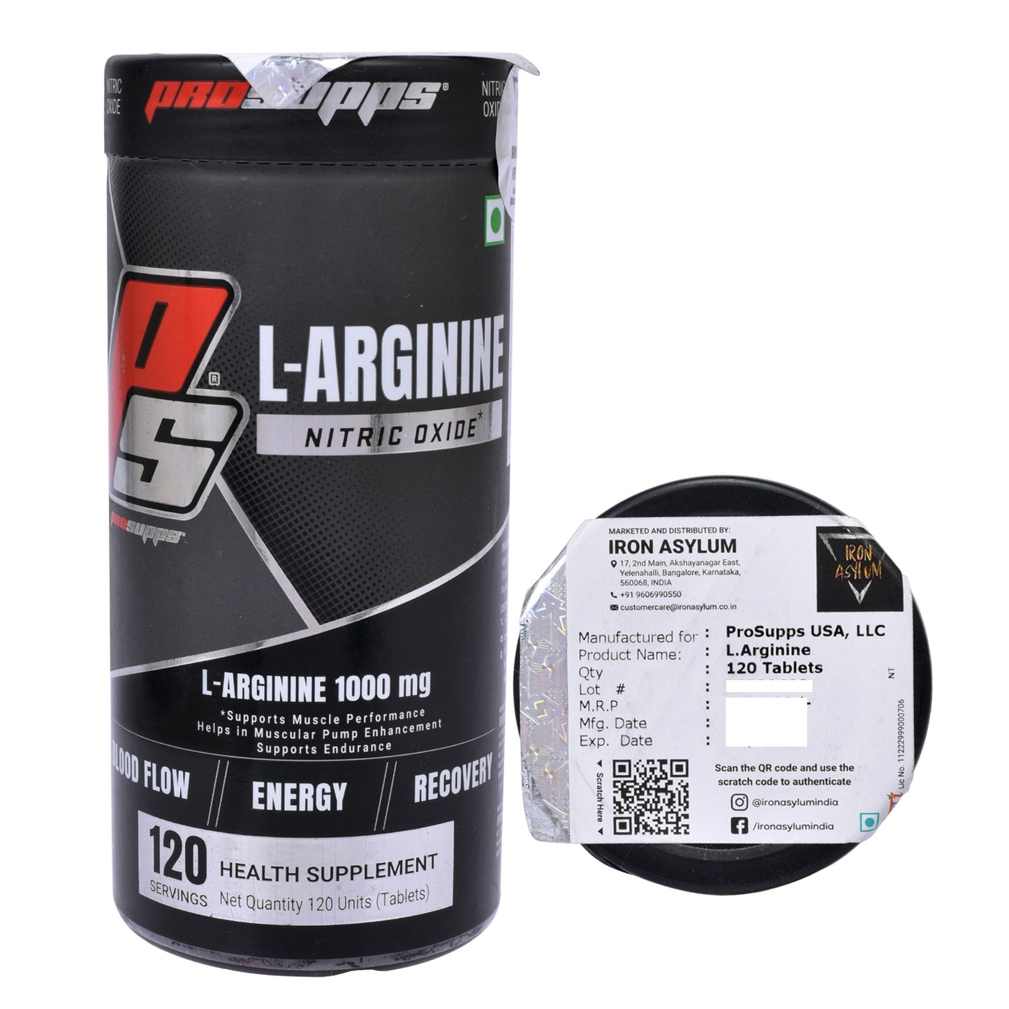 ProSupps L- Arginine 1000mg, 120 Count