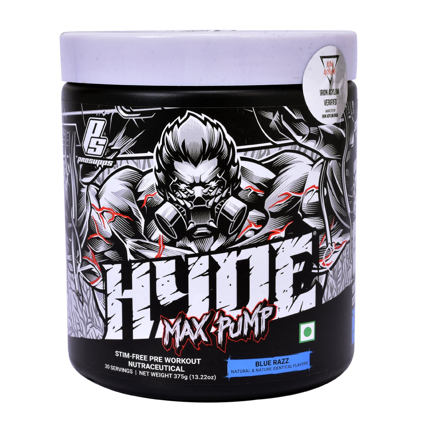 ProSupps Hyde Max Pump, Stim-Free Pre-Workout, 30 Servings