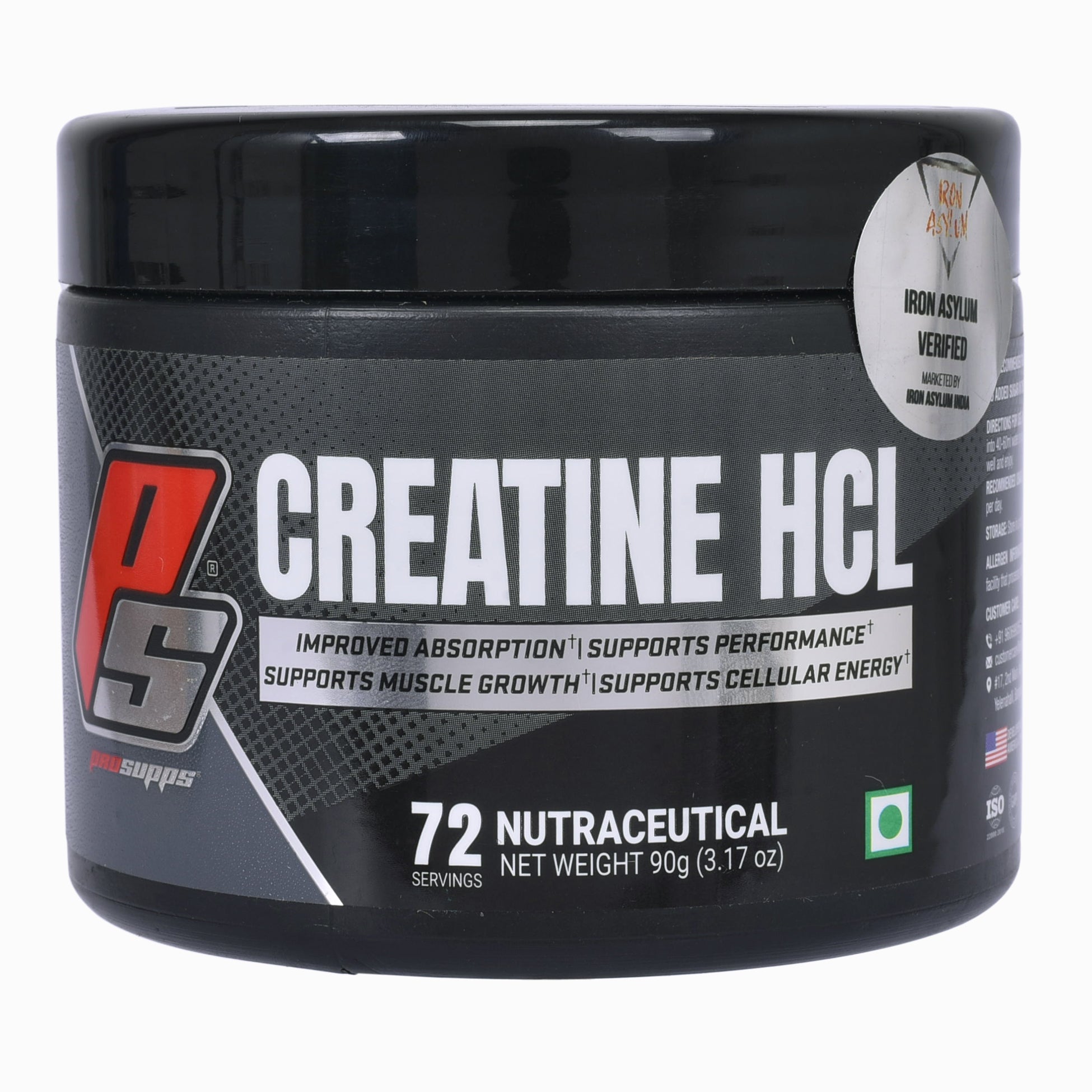 ProSupps Creatine HCL 90gm, 72 servings – Nutrigize