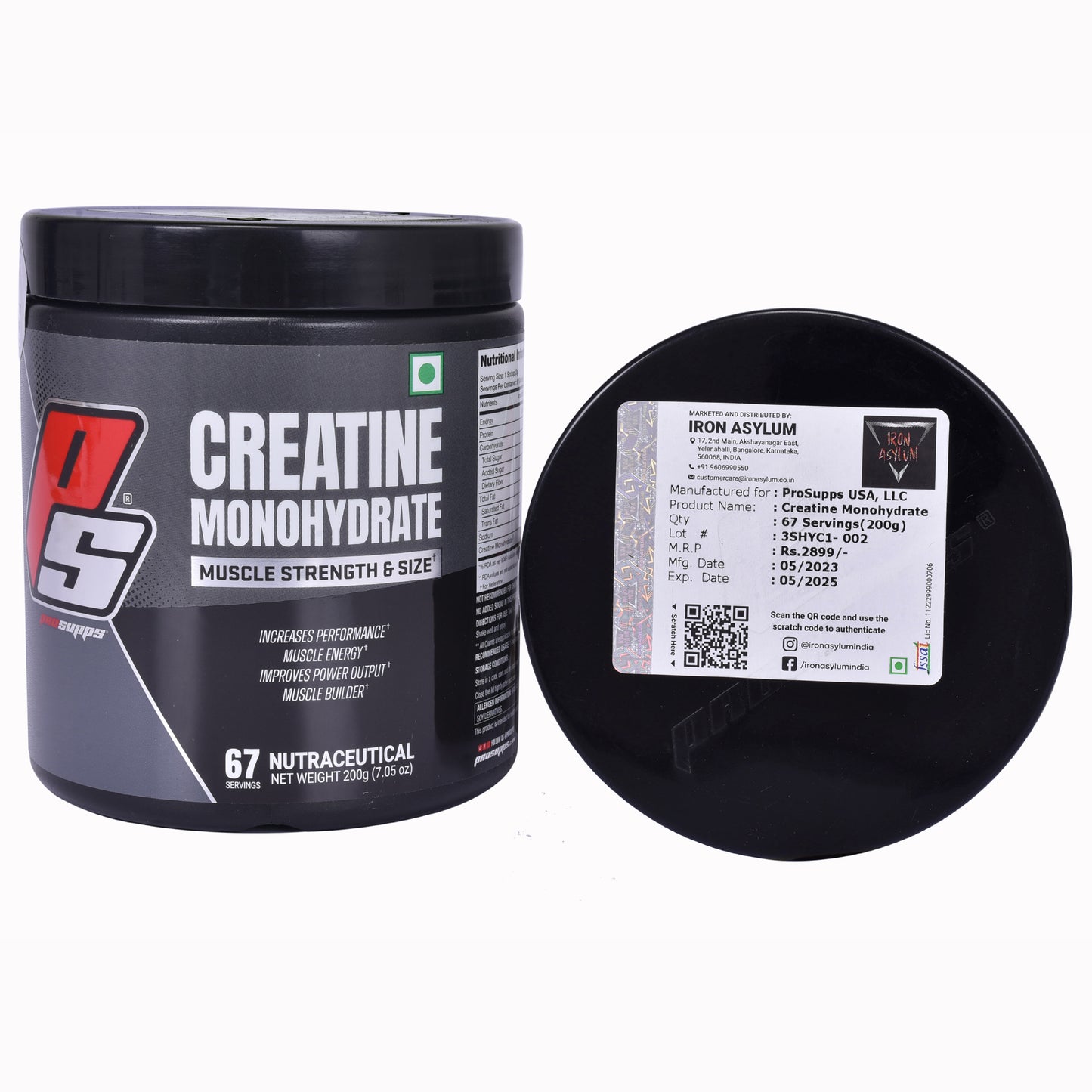 ProSupps Creatine Monohydrate 200gm, 67 servings