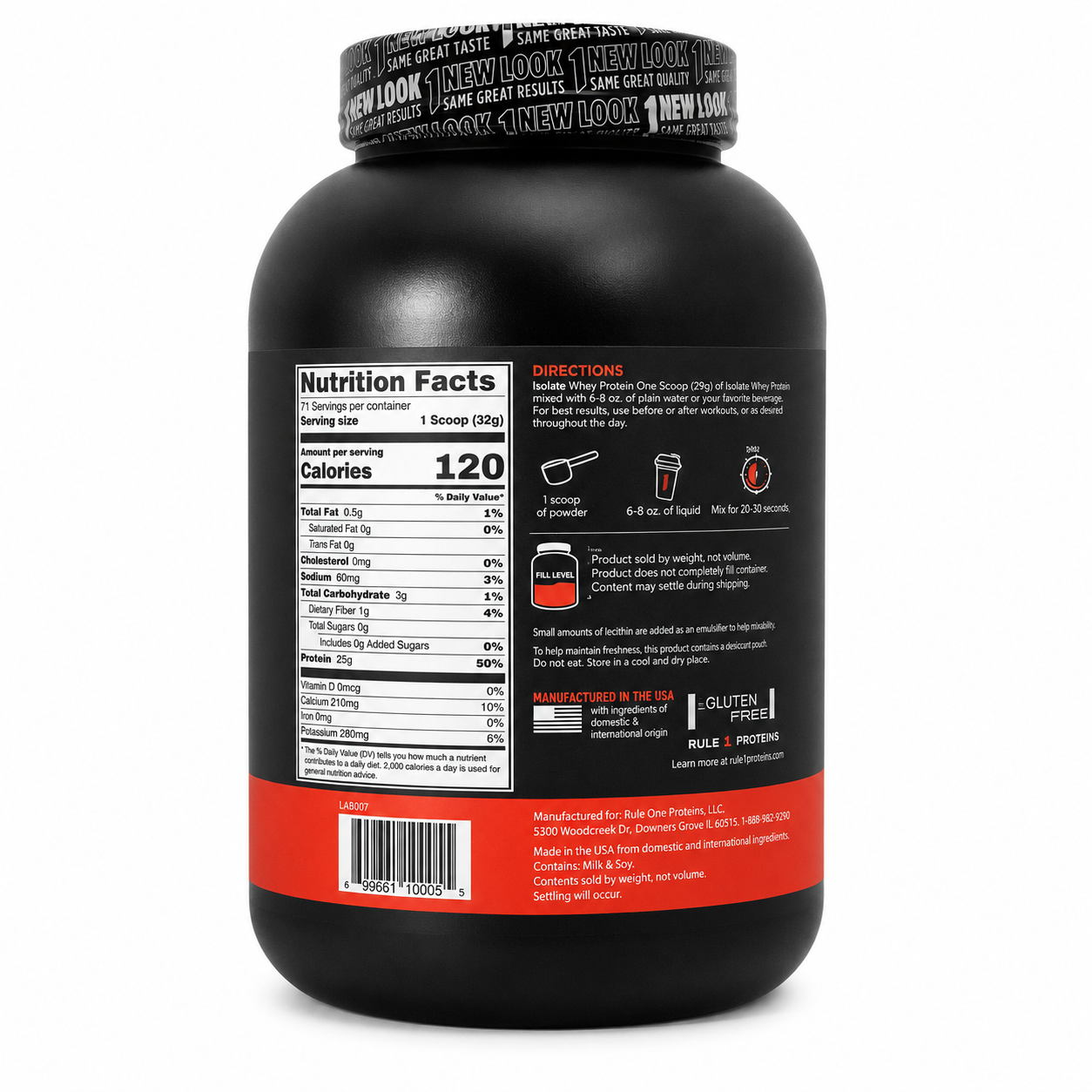 Rule1 R1 100% Whey Protein Isolate & Hydrolized Whey isolate