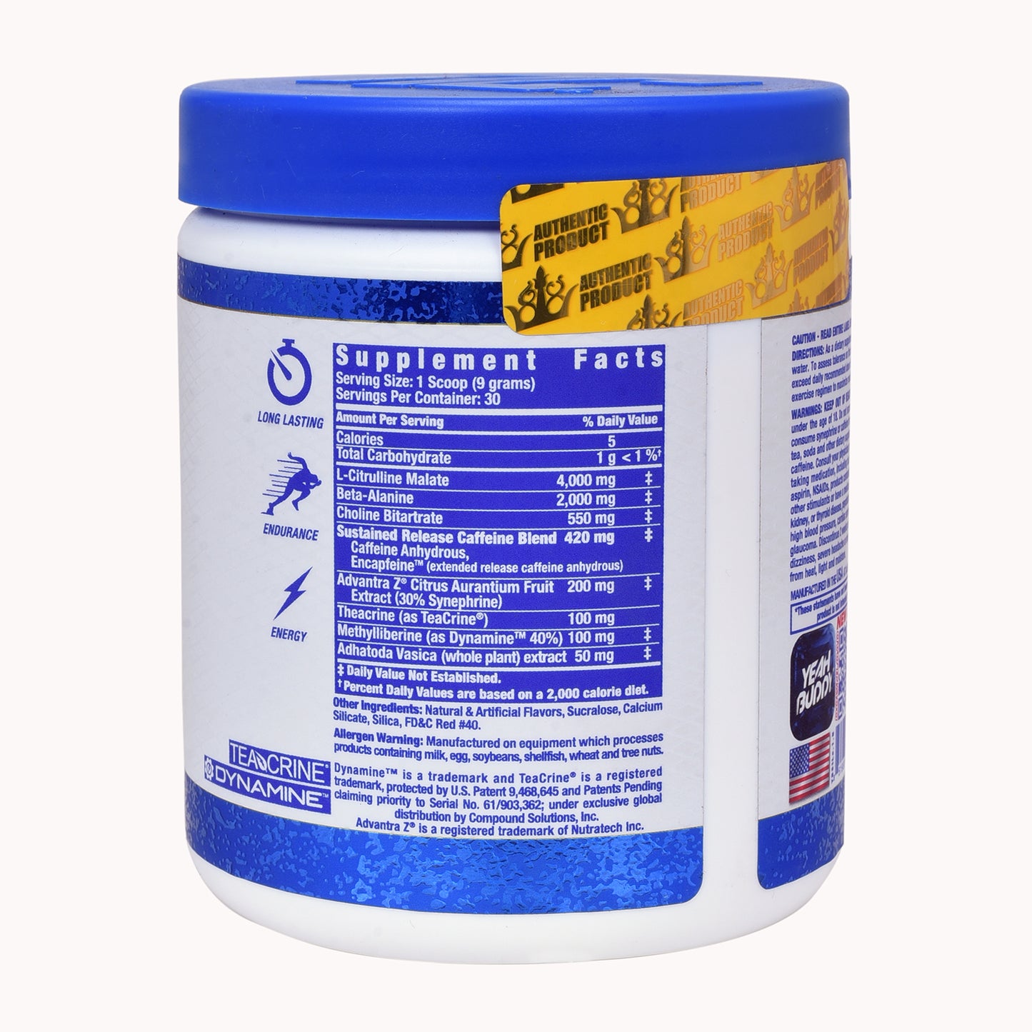 Ronnie Coleman Yeah Buddy Pre workout Powder 30 servings