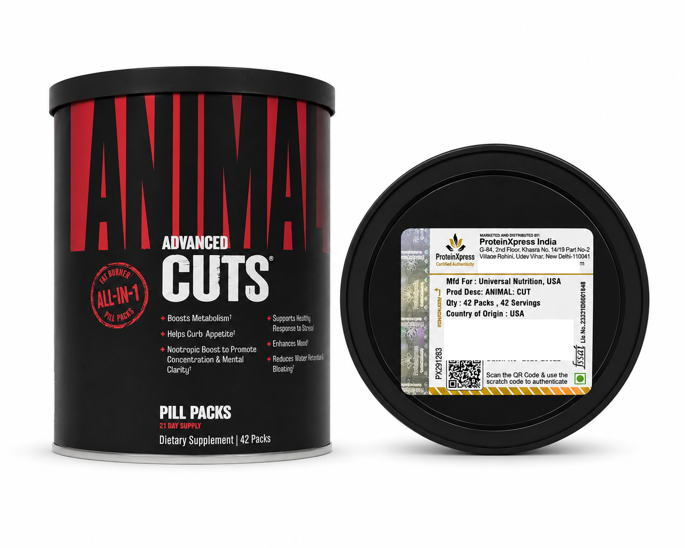 Universal Nutrition Animal Cuts 42 Pieces/Pack