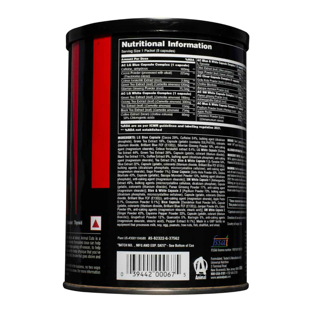 Universal Nutrition Animal Cuts 42 Pieces/Pack