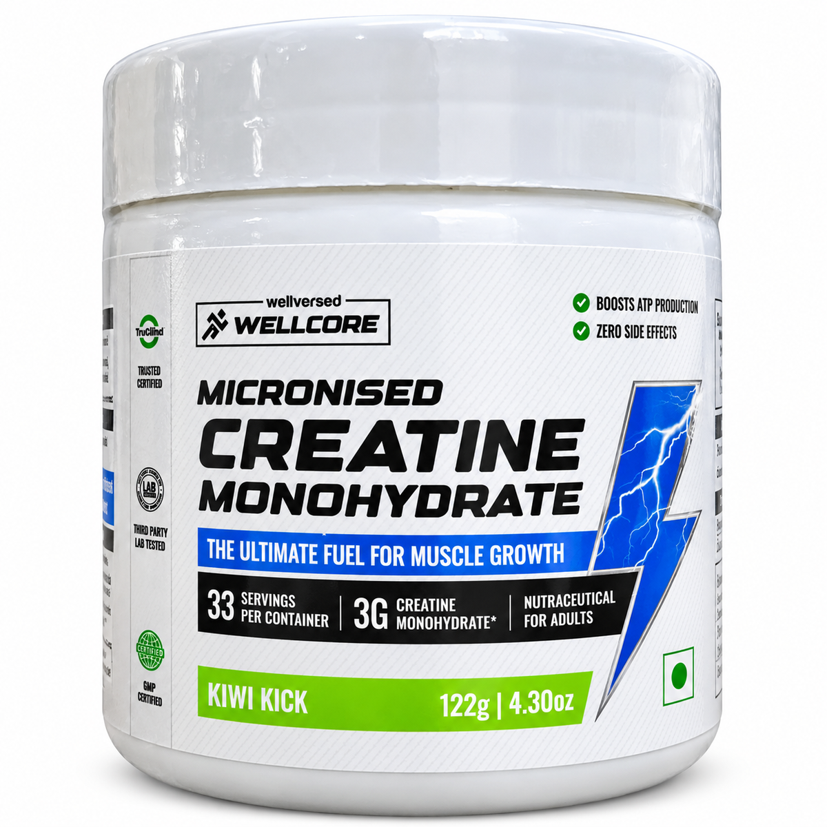Wellcore Pure Micronised Creatine Monohydrate Powder