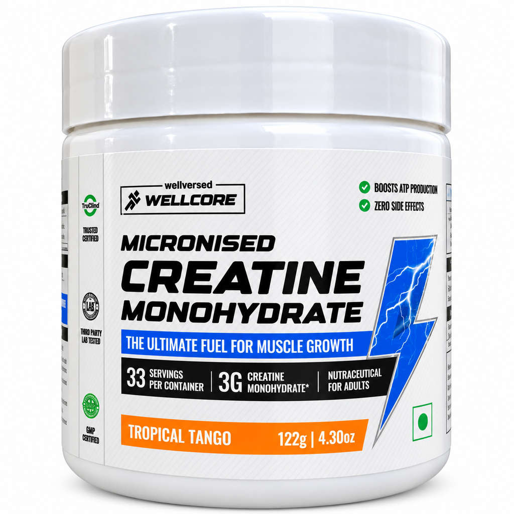 Wellcore Pure Micronised Creatine Monohydrate Powder