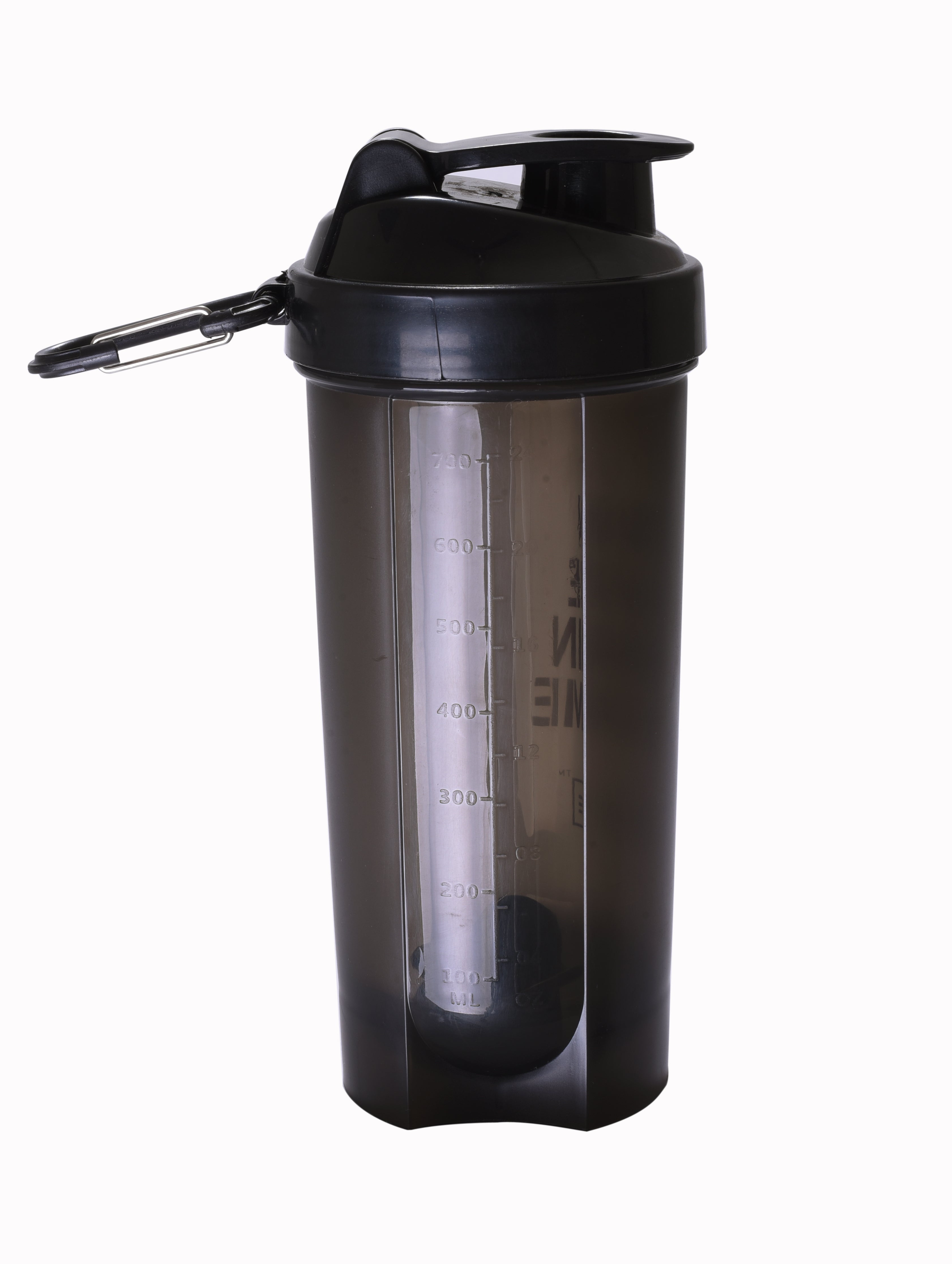 Brisqore Superior Leakproof Protein Shaker Bottle 700 ml, Black