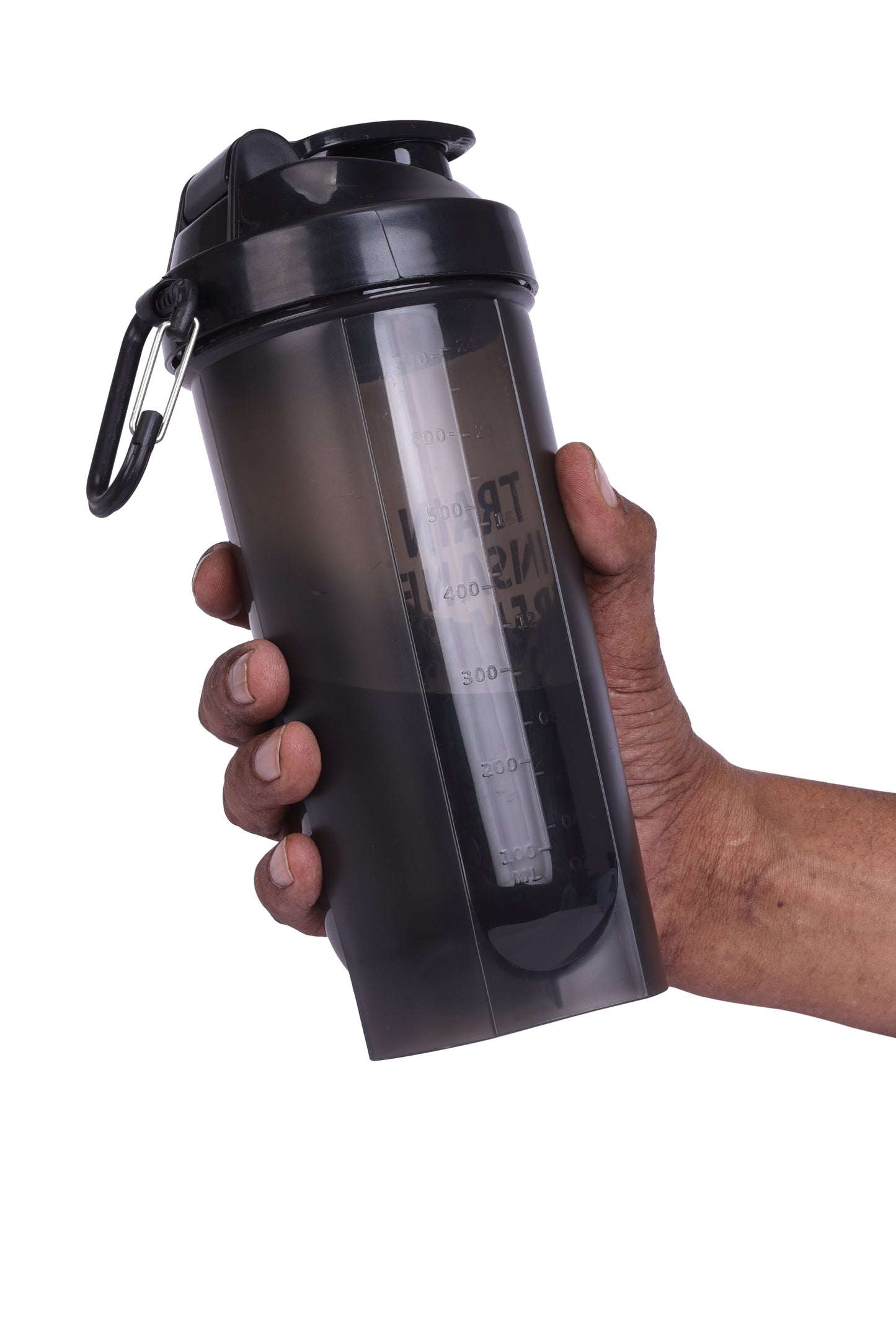 Brisqore Superior Leakproof Protein Shaker Bottle 700 ml, Black