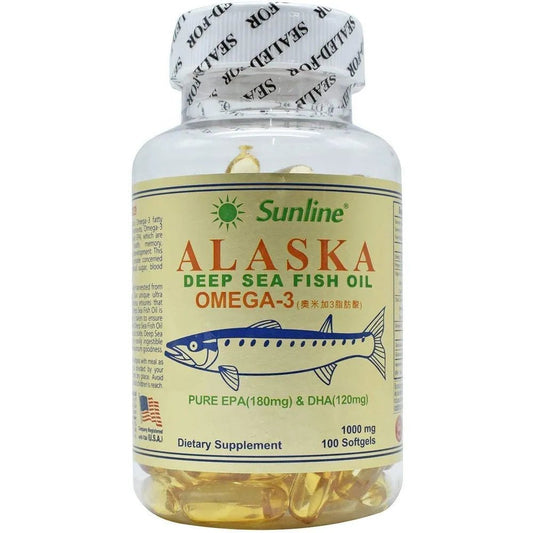 Sunline Alaska Deep Sea Fish Oil Omega-3 - Sunline Alaska - Alaska_FishOil_100
