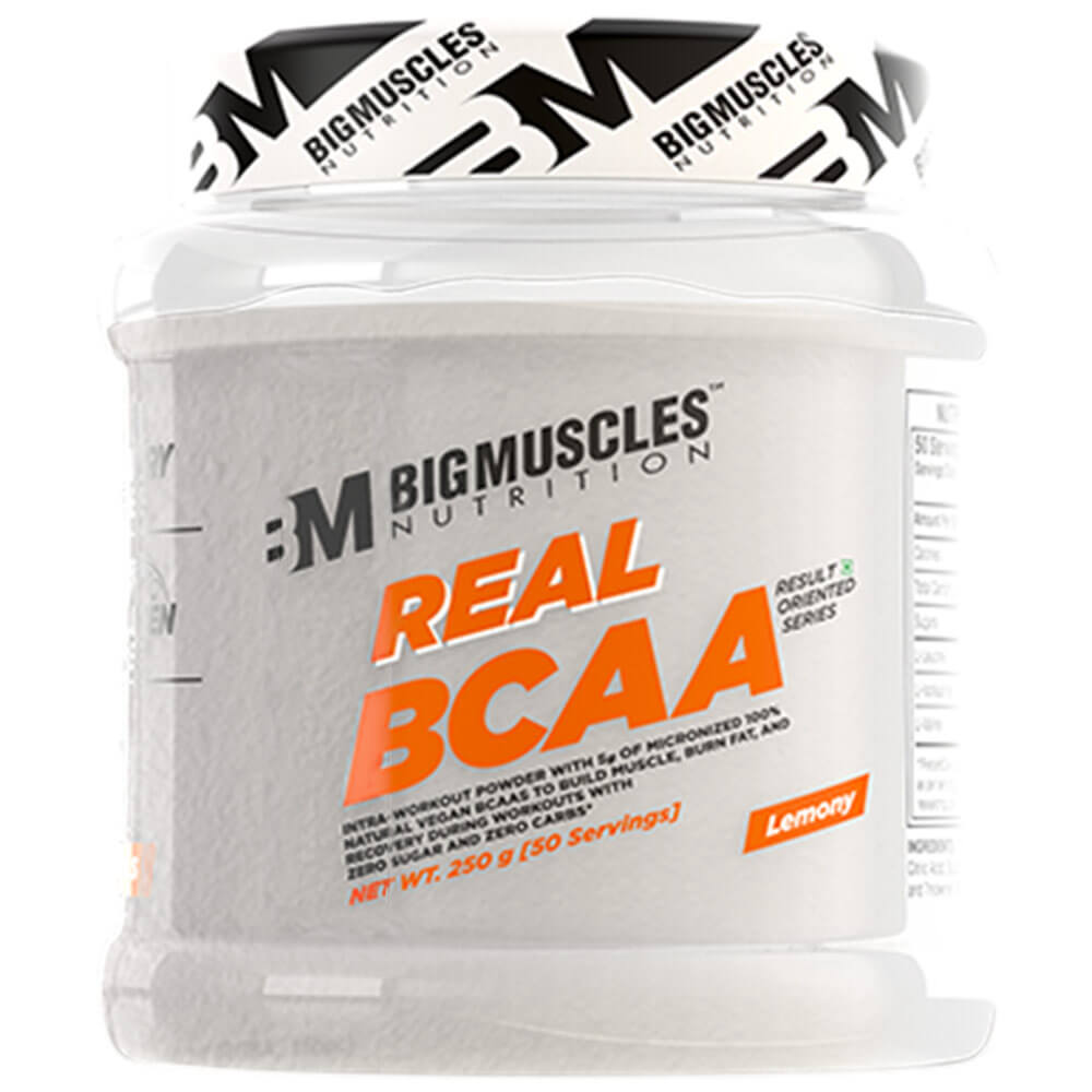 BigMuscles Real BCAA, 250 gm, 50 Servings