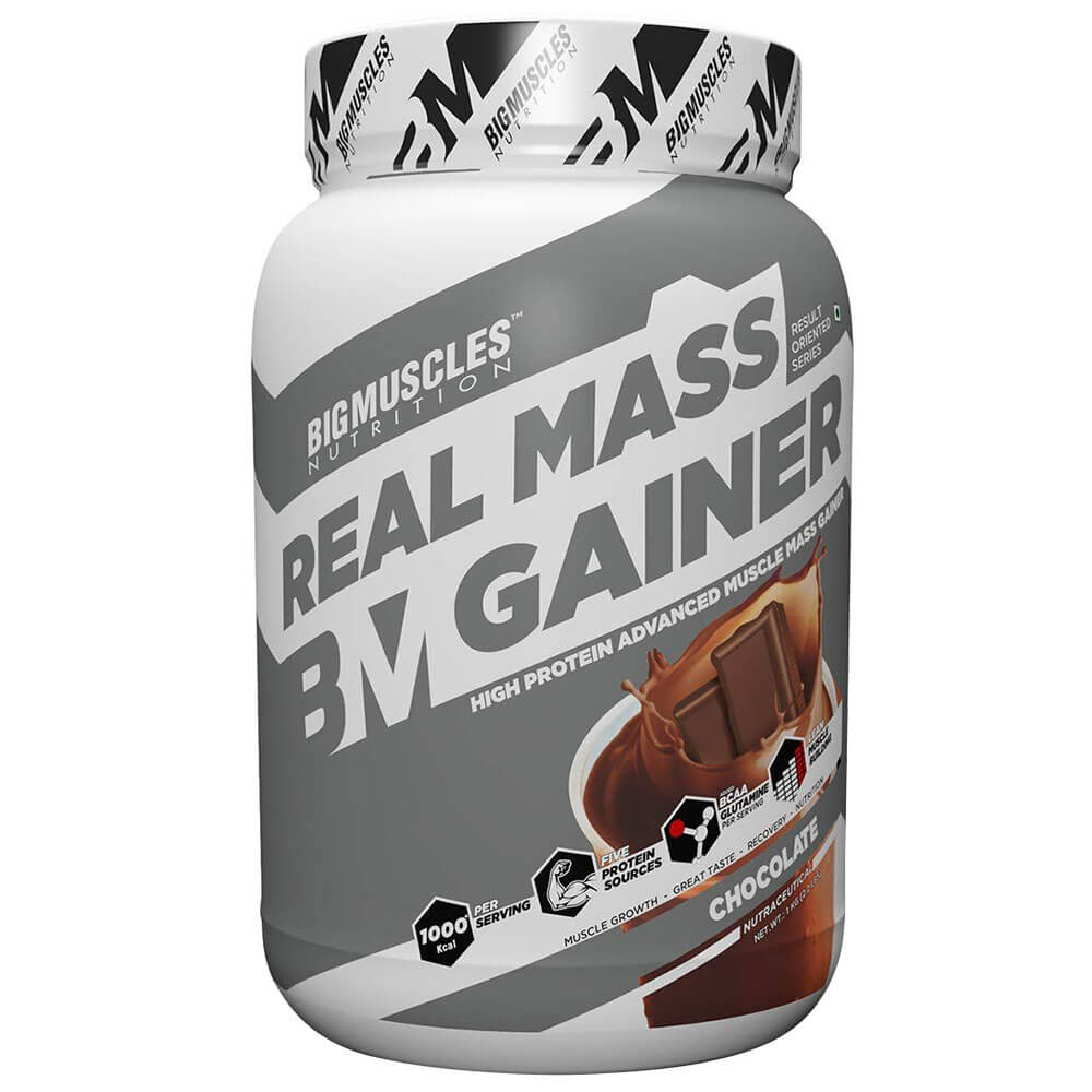 BigMuscles Real Mass Gainer | Chocolate - BigMuscles -