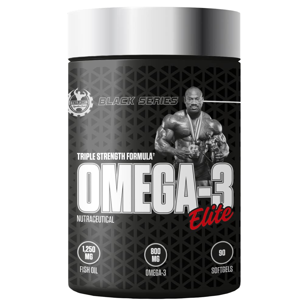 Dexter Jackson Black Series Omega-3 Elite, 90 Softgels - Dexter Jackson -