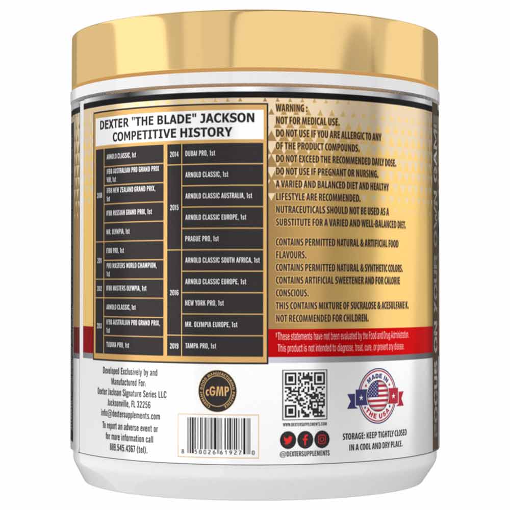 Dexter Jackson EAA + BCAA, 30 Servings - Dexter Jackson - DJ_EAABCAA_LL