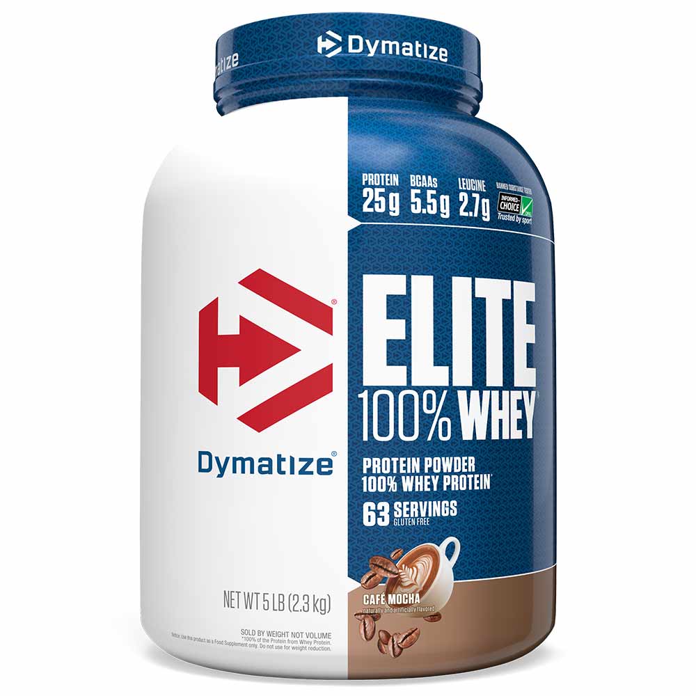 Dymatize Elite 100% Whey Protein Powder 5 lbs - Dymatize -
