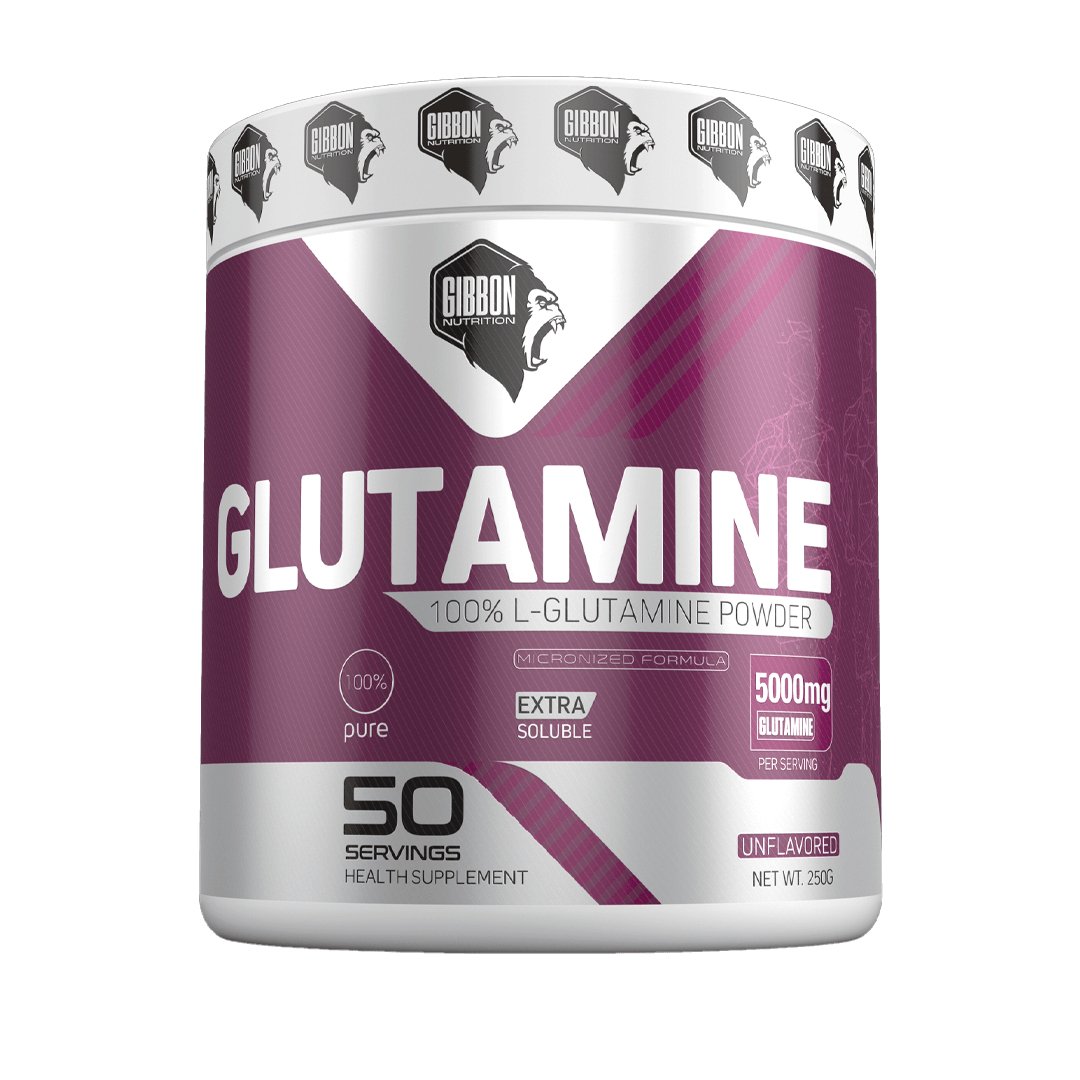 Gibbon Nutrition Glutamine Powder, 50 servings - Gibbon Nutrition -