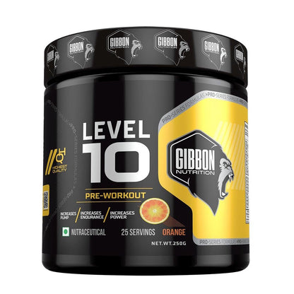 Gibbon Nutrition Level 10 Pre-workout, 25 servings - Gibbon Nutrition -